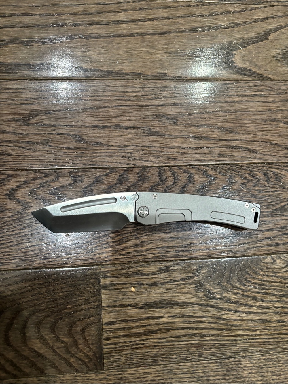 Medford Sleek Gray Folding Pocket Knife for Men